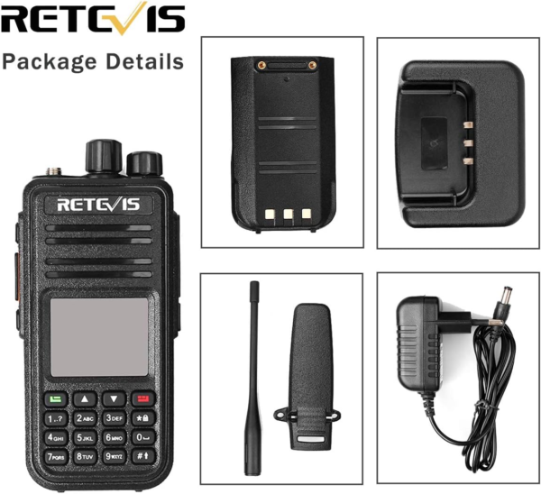 Retevis RT3S Ricetrasmettitore Portatile DMR VHF UHF GPS APRS 5W