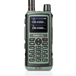 Radioddity GC-5 Ricetrasmettitore Portatile Dual Band VHF UHF