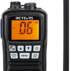 Retevis RM01 Portatile Nautico Marino VHF 88 Canali IP67 Galleggiante