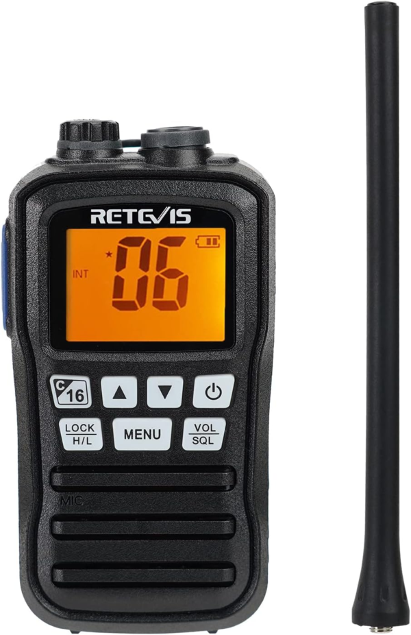 Retevis RM01 Portatile Nautico Marino VHF 88 Canali IP67 Galleggiante