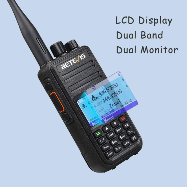 Retevis RT3S Ricetrasmettitore Portatile DMR VHF UHF GPS APRS 5W