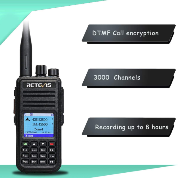 Retevis RT3S Ricetrasmettitore Portatile DMR VHF UHF GPS APRS 5W