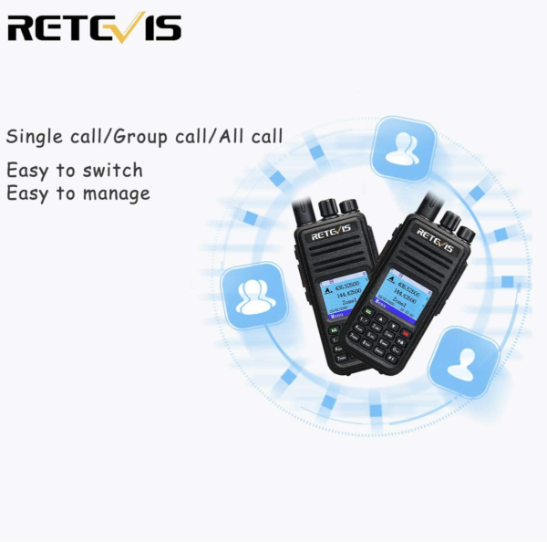 Retevis RT3S Ricetrasmettitore Portatile DMR VHF UHF GPS APRS 5W