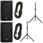 Electro Voice ZLX 15P 2 Pezzi con Stand Stativo Bundle