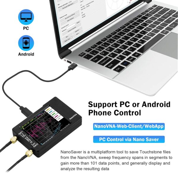 NanoVNA-H Analizzatore d’Antenna Versione V3.6