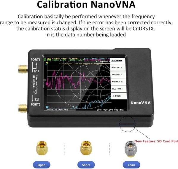 NanoVNA-H Analizzatore d’Antenna Versione V3.6