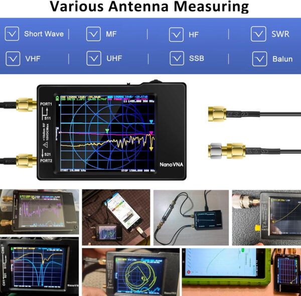 NanoVNA-H Analizzatore d’Antenna Versione V3.6