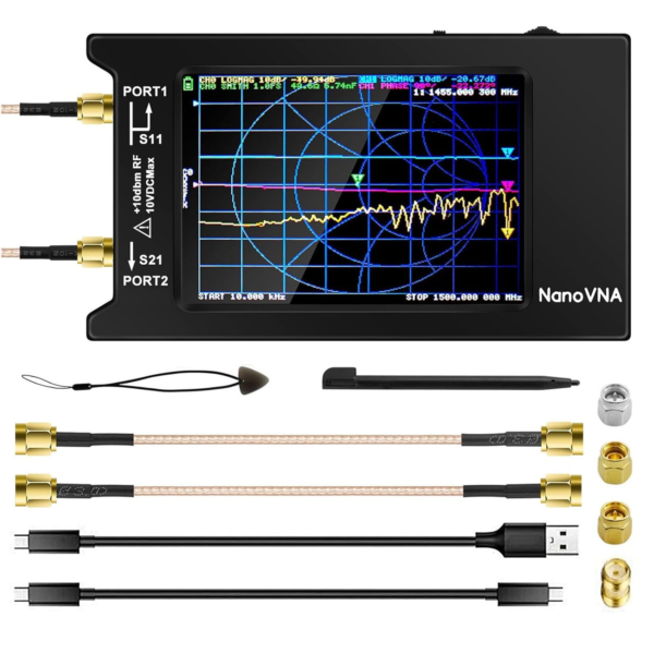 NanoVNA H4 Analizzatore d’antenna V4.3 10KHz-1.5 GHz