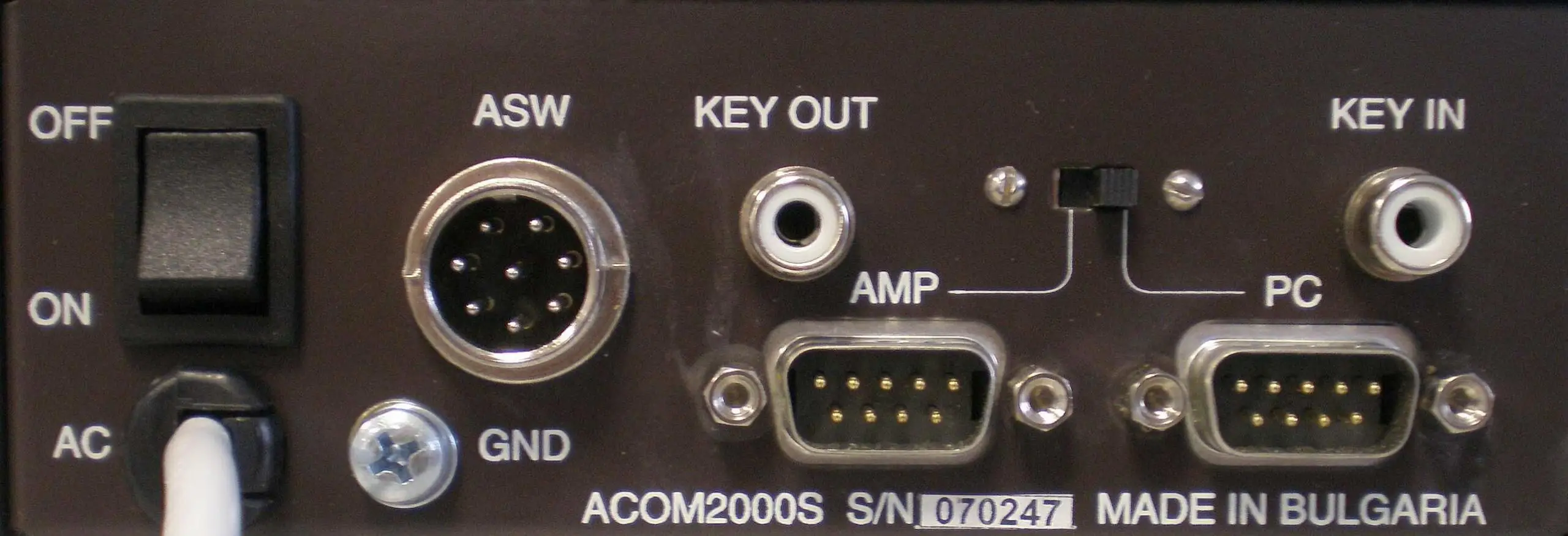 ACOM-2000 SW Commutatore Antenna Remoto 5KW
