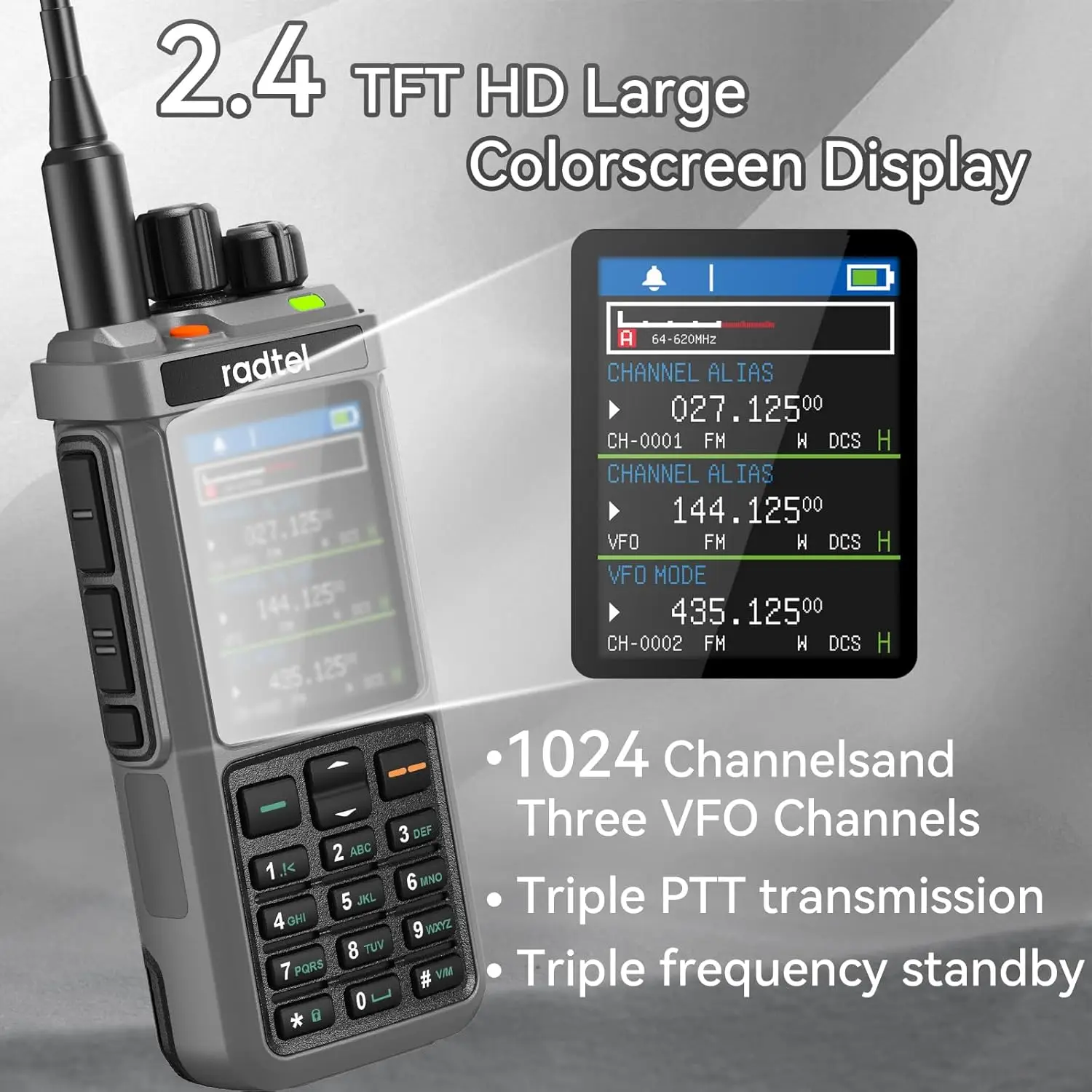 Radtel RT-880 Portatile VHF UHF 10W